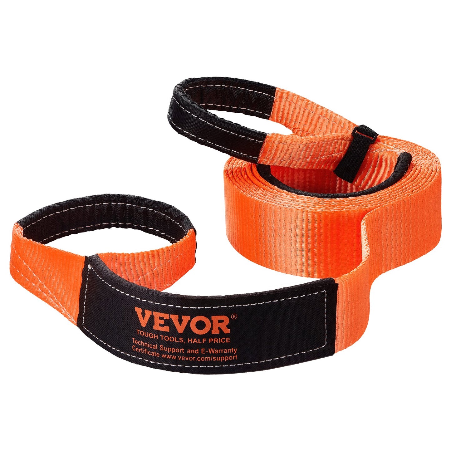 Heavy Duty Tow Strap Rope 36,000 Lbs 20 Ft Emergency Towing Strap - Orange