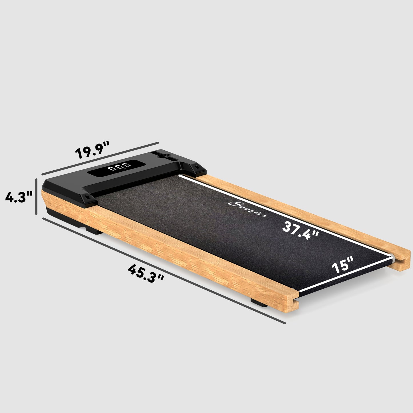 Under Desk Treadmill with Remote Control - 2.5HP Walking Pad