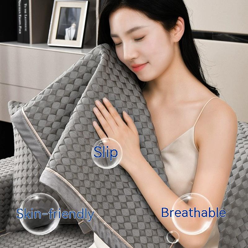 Summer Sofa Cushion Seat Cover Non-Slip Protectant for Couch & Lounge