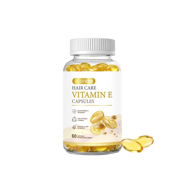 Hair Vitamin E Softgels - 60 Capsules