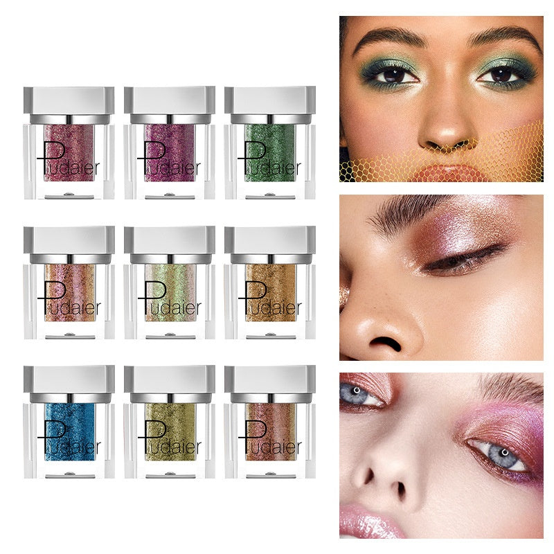 Long-Lasting Pearl-Illuminated Single Eyeshadow - Easy To Apply, Smudge-Proof