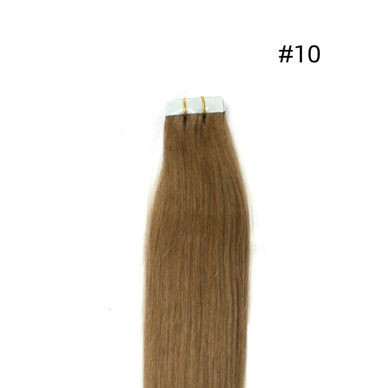 European and American Hair Extension Pack - 16 Inch Human Hair Wigs, Seamless, 20 Pieces