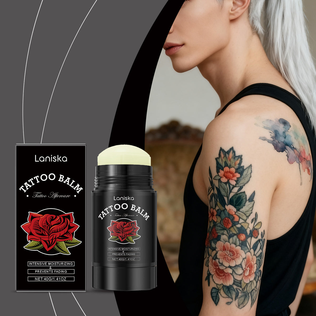 Tattoo Care Cream for Skin Healing & Moisturizing - 40G