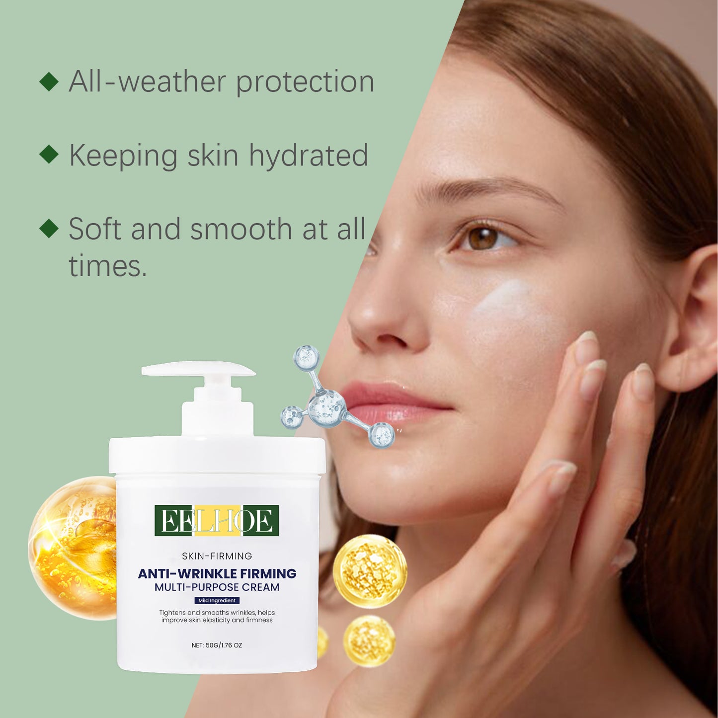 Firming Face Moisturizer with Copper Tripeptide & Niacinamide - 50g