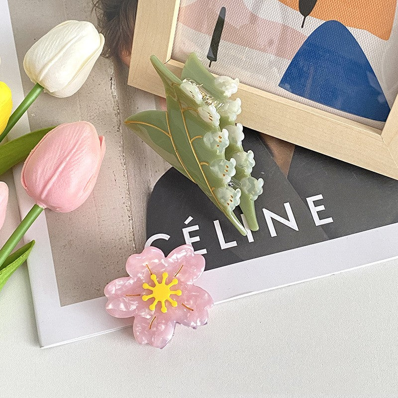 Flower Grab Clip Hair Accessory