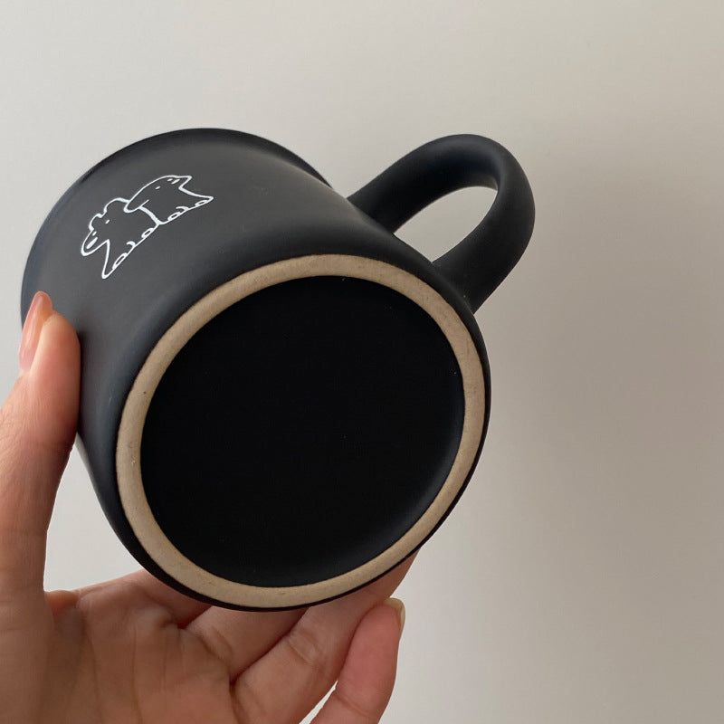Cute Puppy Mug Set - Small Ceramic Water Cups for Coffee or Tea