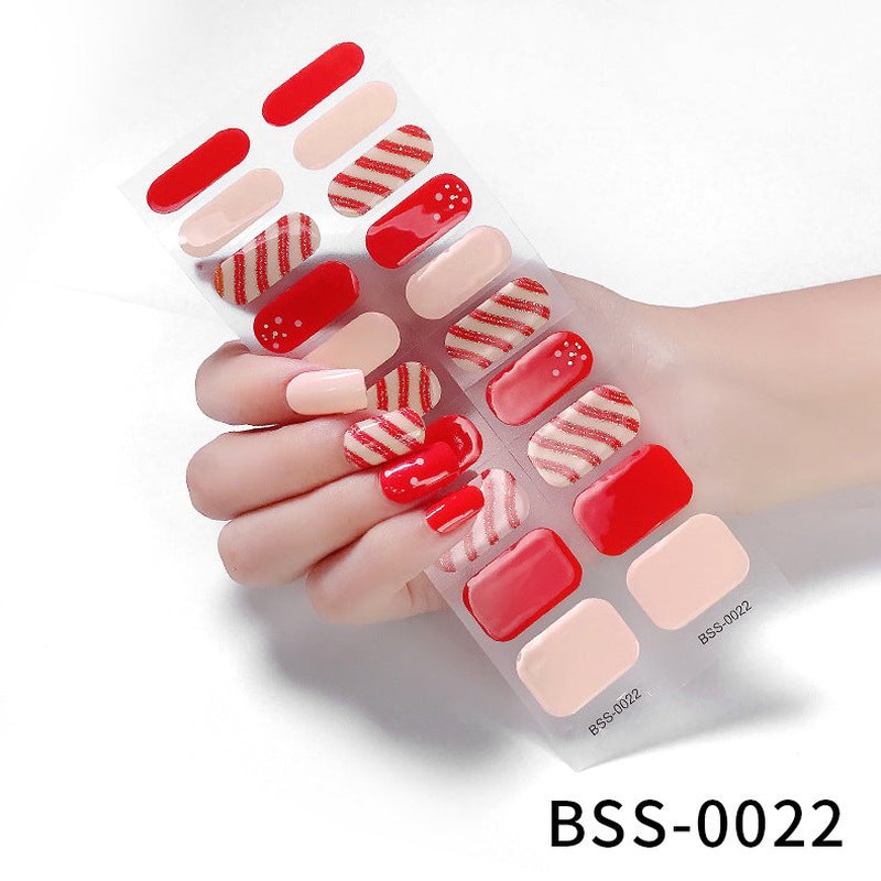 Gel Nail Stickers - Multiple Designs & Colors