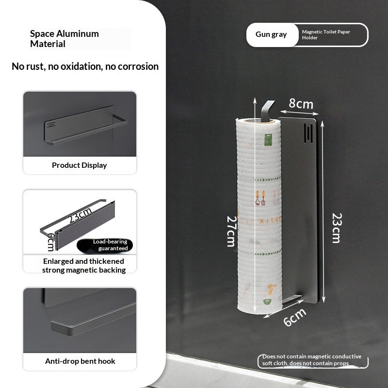 Magnetic Kitchen Knife Holder & Storage Rack - Aluminum Organizer with Variants