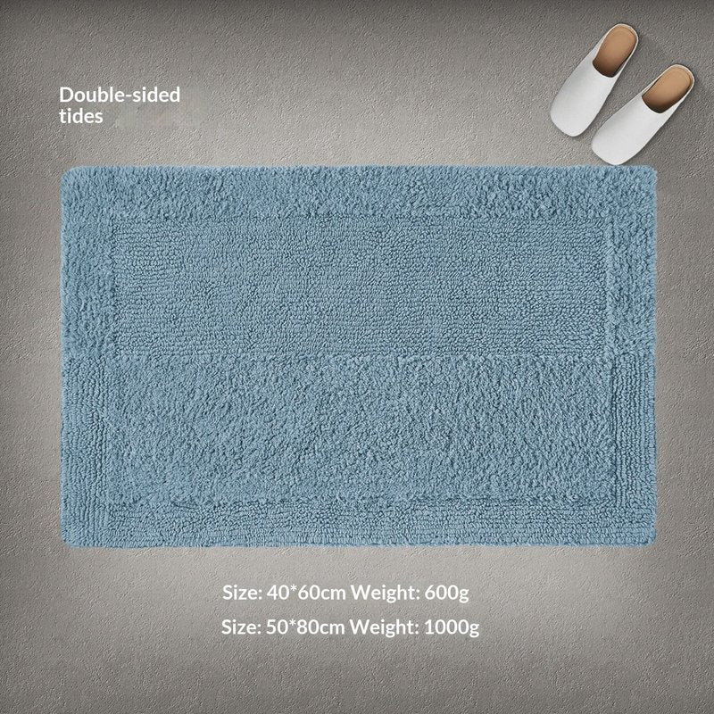 Absorbent Bath Mat Doormat - Geometric Cotton, 40x60 cm / 50x80 cm, Modern Minimalist