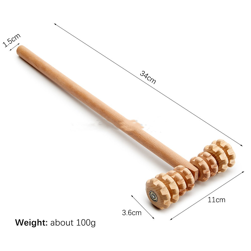 Wooden Massage Roller Suit Multifunctional Natural Massager For Men