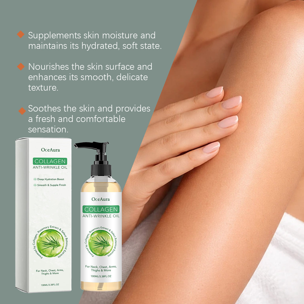 Collagen Body Oil with Hydrating Oils - 100ml