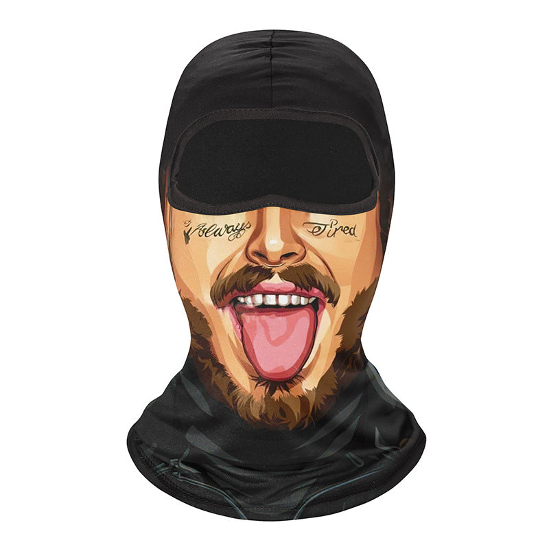 Winter Motorcycle Face Mask - Fleece-Lined Neck Warmer for Men & Women