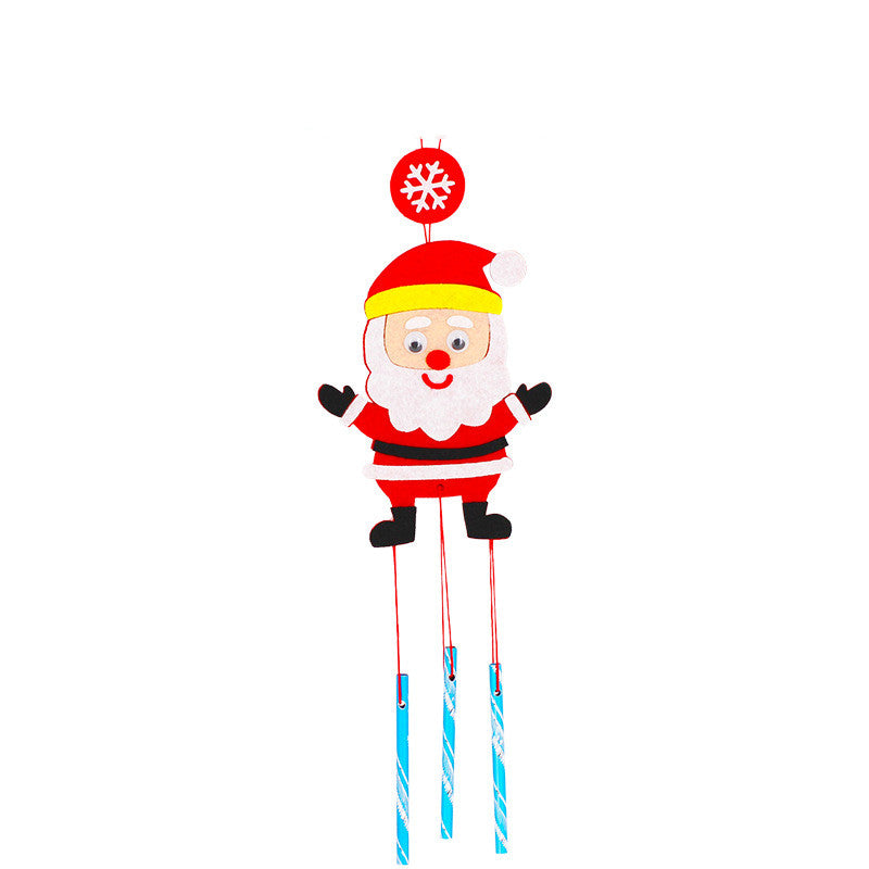 Christmas Wind Chime Decoration Pendant Nonwoven Festive Outdoor Decor