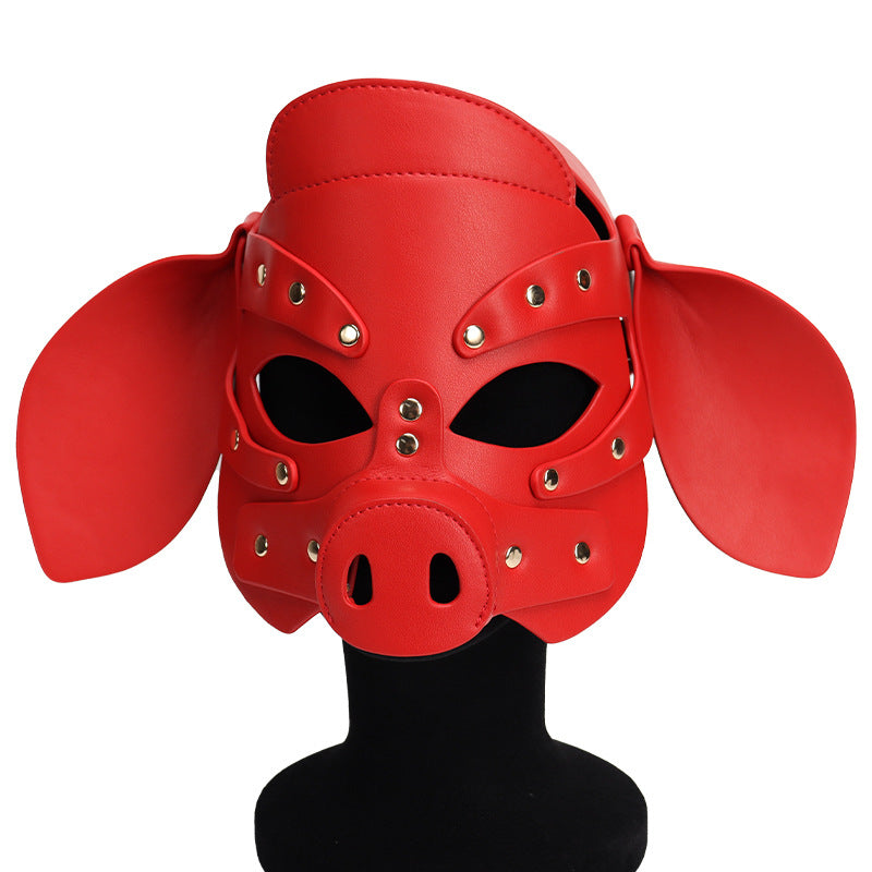 Pig Head Mask for Role Play and Party Costumes - Multiple Colors