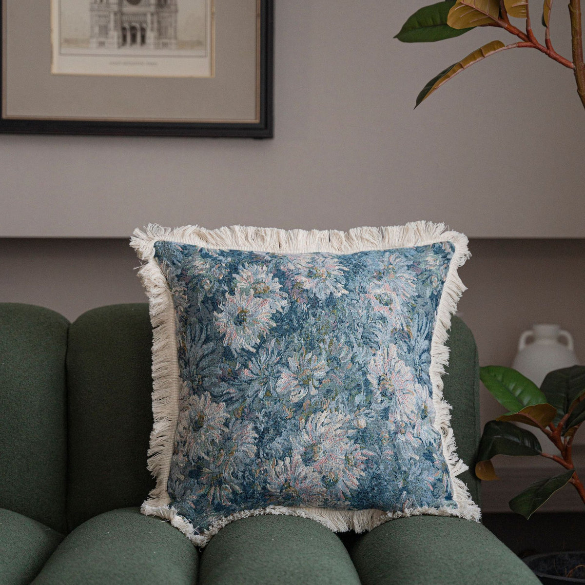 Multicolor Jacquard Sofa Pillow Cases - 45x45cm & 60x60cm Decorative Cushion Covers