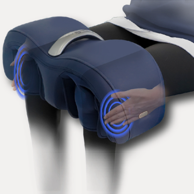Air Pressure Knee Massager - Dark Blue with Heat & Vibration