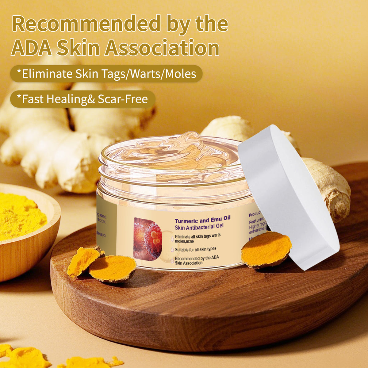 Turmeric Neck & Body Cream - Soothing Hydrating Skin Care 50g