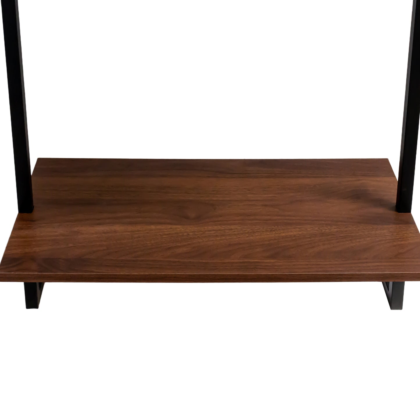 3-Tier & 2-Tier Metal and Wood Bathroom Shelf - Walnut