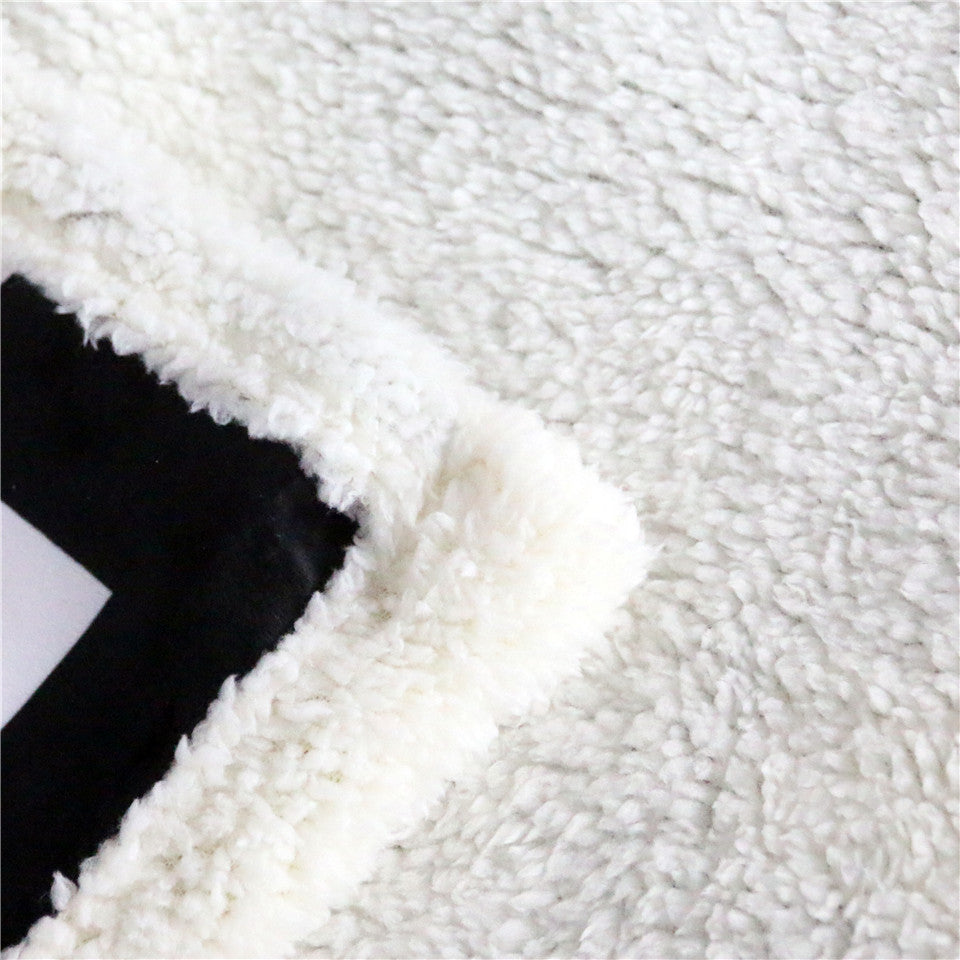 Double-Layer Geometric Pattern Airable Cover Square Blanket - All Sizes & Styles