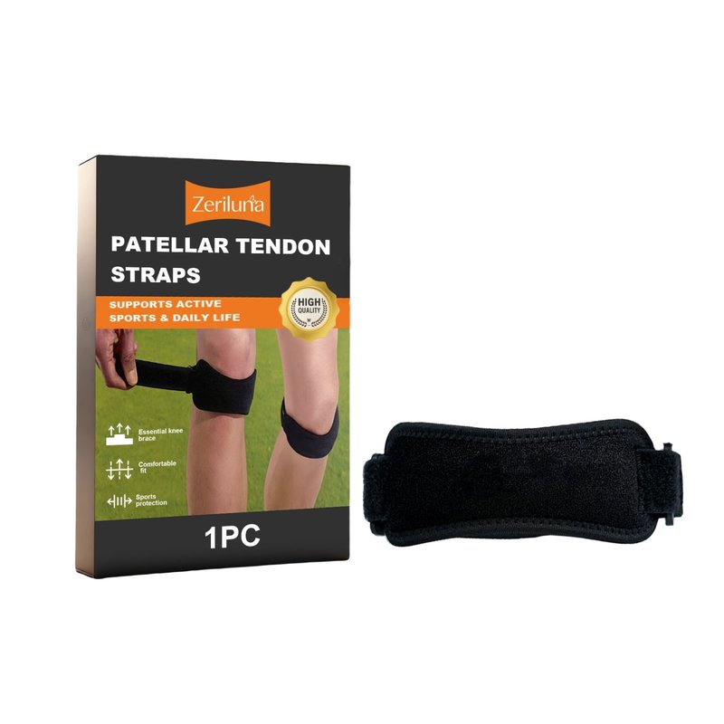 Patellar Tendon Support Strap - Knee Pain Relief Compression Band
