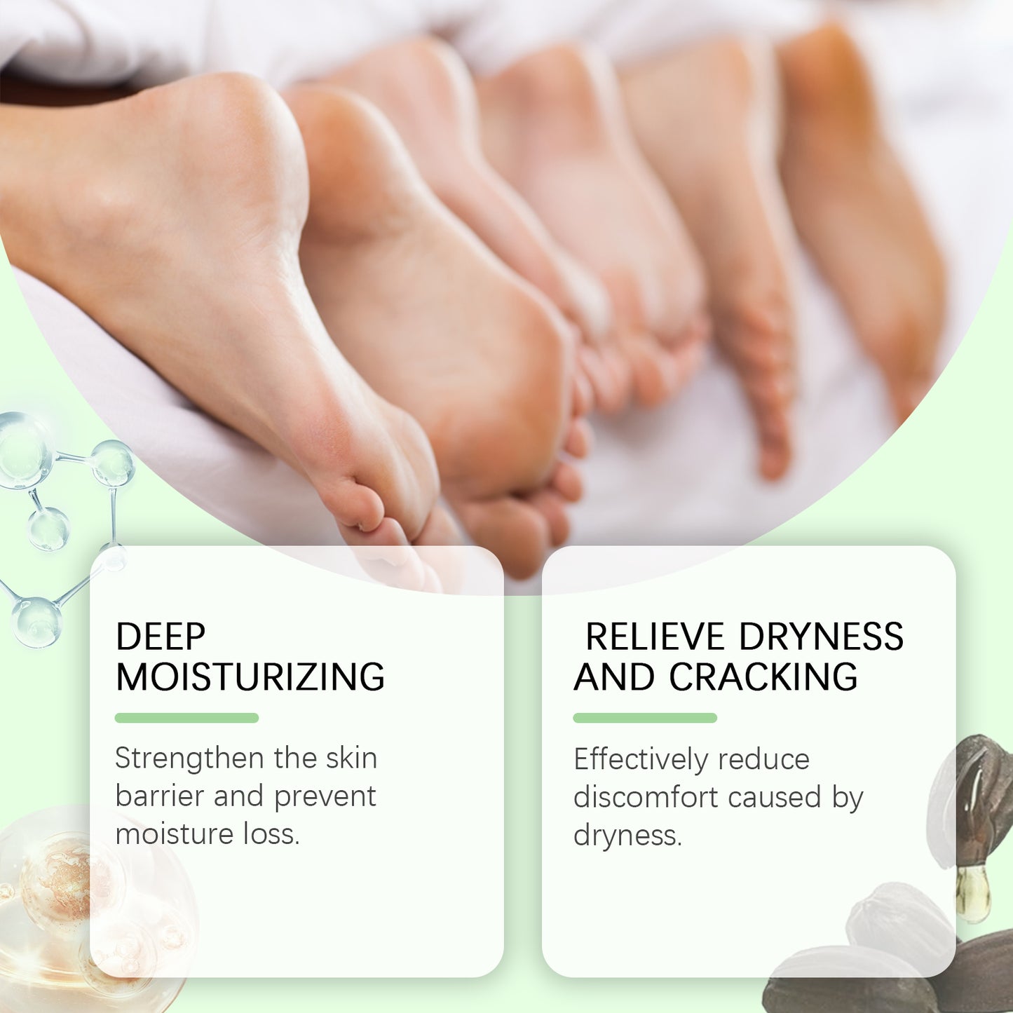Urea Moisturizing Foot Cream for Cracked Heels and Dry Skin