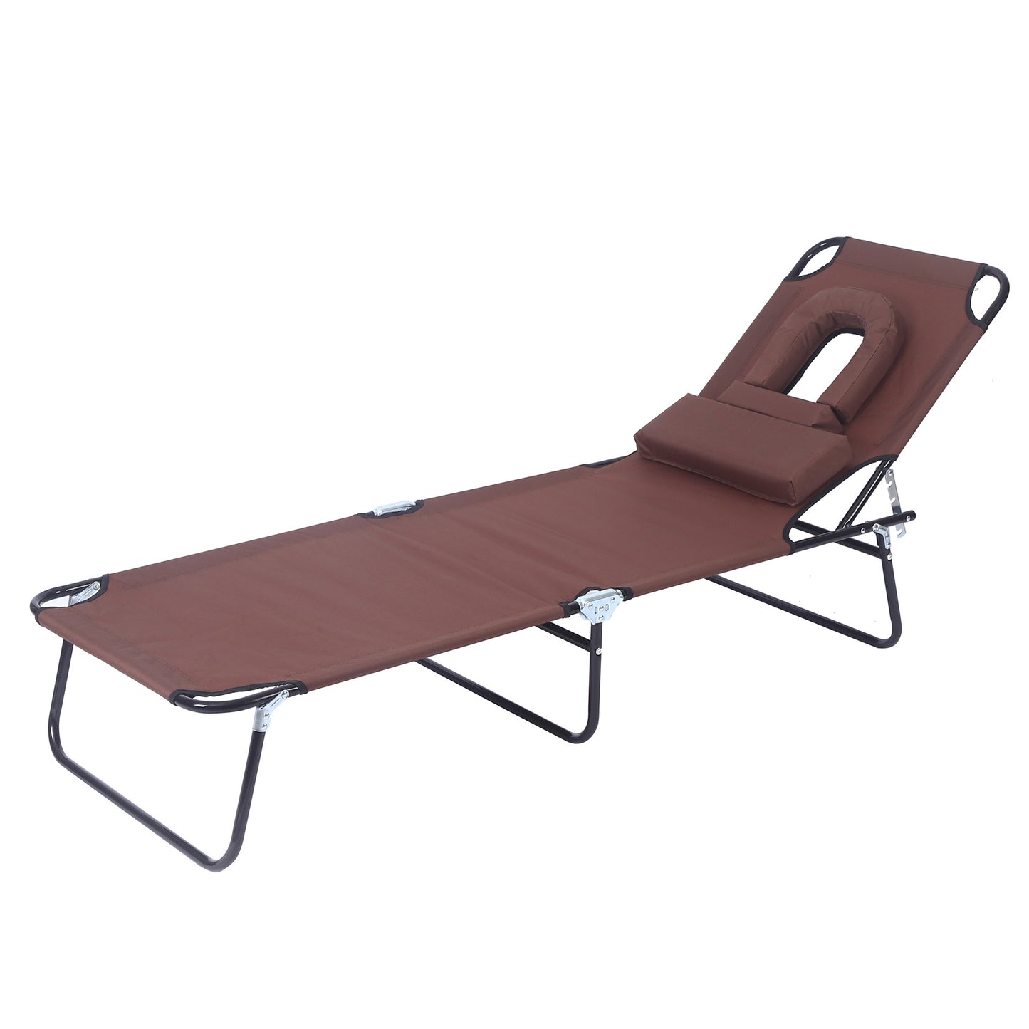 Multifunctional Folding Bed with Detachable Pillow for Office and Beach Use