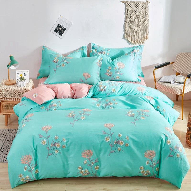 Cotton Printed Twill Bed Sheets - Multiple Sizes & Patterns Available