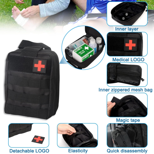 2 Set-Storage Bag, Back Seat Organizer With 3 Detachable Pouches,