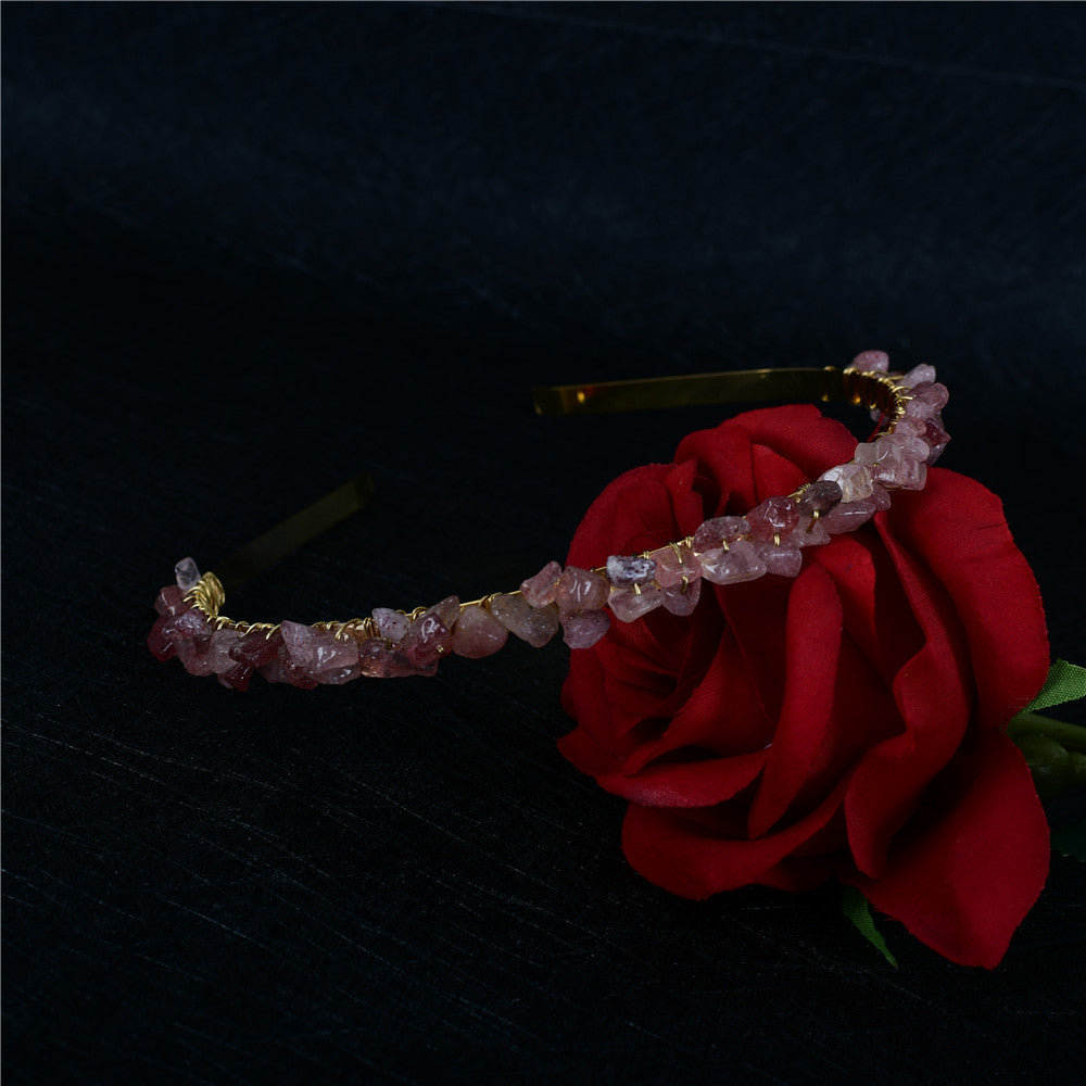Crystal Bridal Hair Comb Headband | Vintage Geometric Design