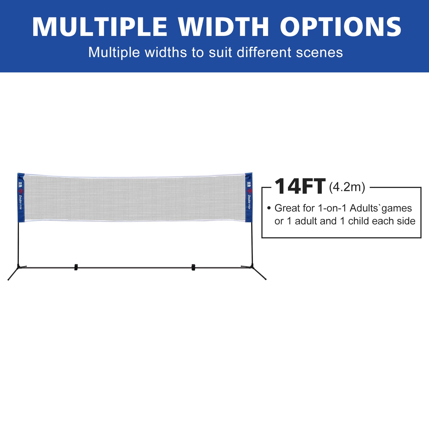 Portable Badminton Net - Foldable Indoor & Outdoor Sports