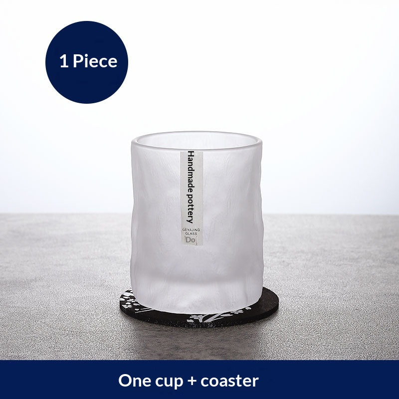 Hammered Surface Liquor Glass Whiskey Glacier Glass - Minimalist Japanese Style