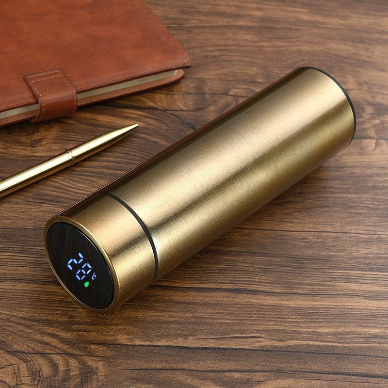 Digital Temperature Display Insulated Travel Mug - 450ML, Touch Control