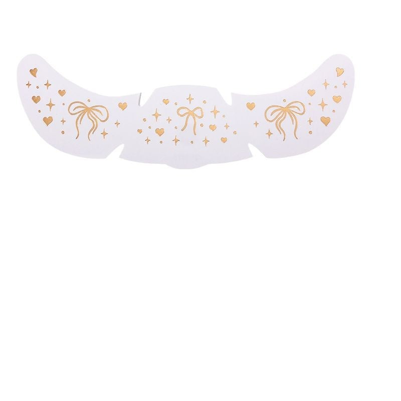 Freckle Tattoo Stickers Gold and Silver - Facial Skin Decor, 150x52mm, 1 or 6 Pcs