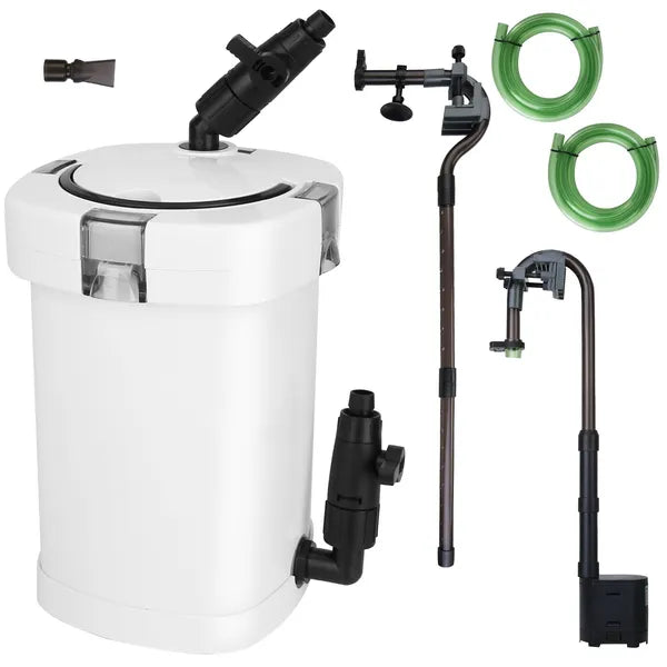 External Canister Aquarium Filter 600L/H Flow Rate for Fish Tank