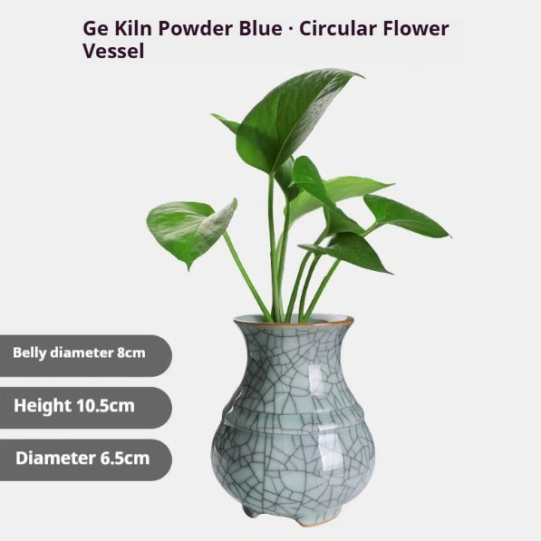 Minimalist Ceramic Flower Vase - Small Home Decor Ornament