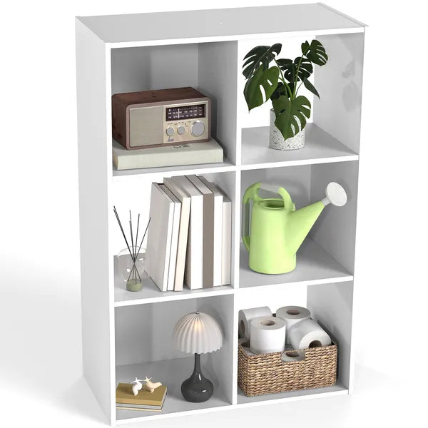 Cube Storage Organizer - Open Bookshelf With Removable Back Panels,