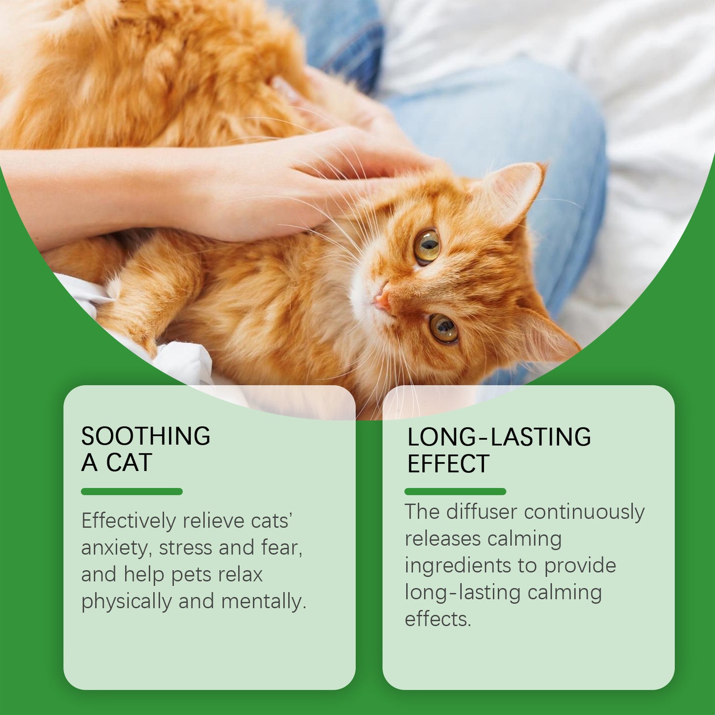 Cat Calming Pheromone Diffuser Kit 45ml Stress Relief for Anxious Cats
