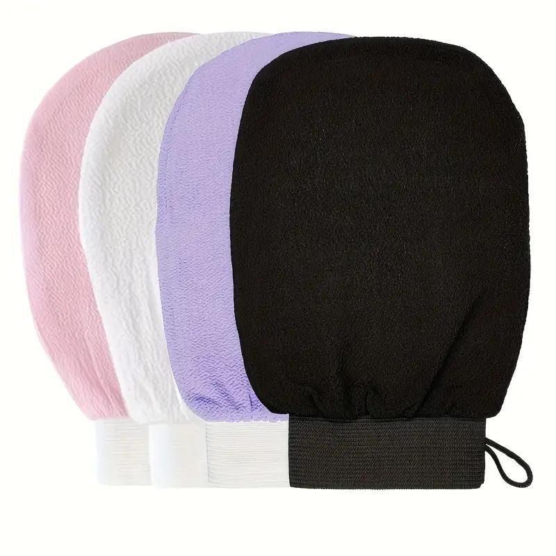Medium Fine Sand Viscose Fiber Bath Gloves for Men and Women