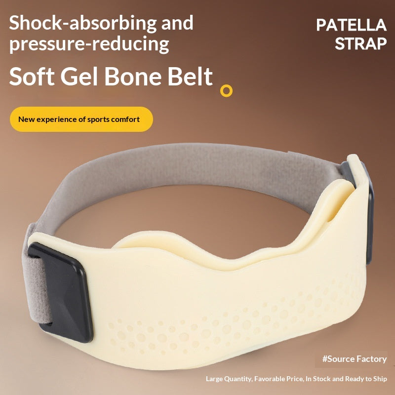 Butterfly-Style Silicone Knee Brace Strap – Sports & Injury Prevention