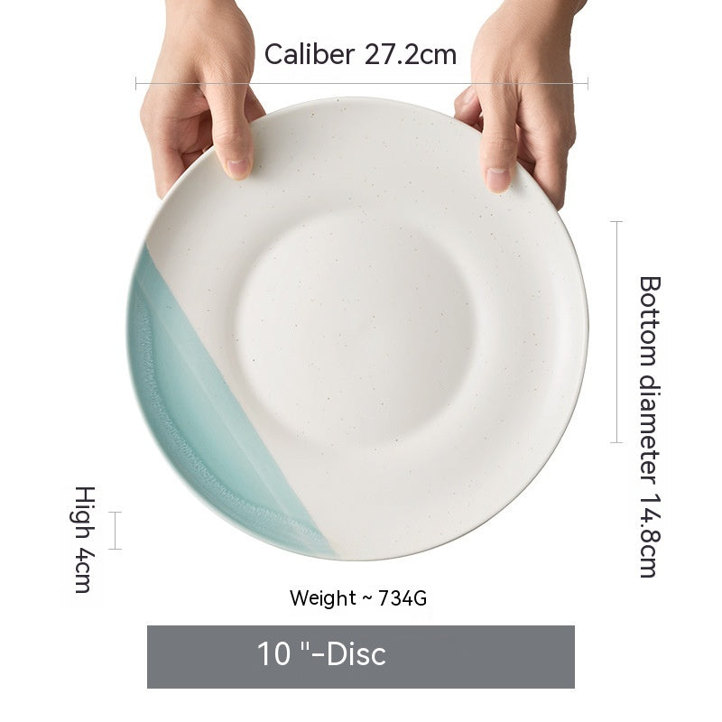 Flat Dish Set for Home Kitchen - Assorted Styles & Sizes