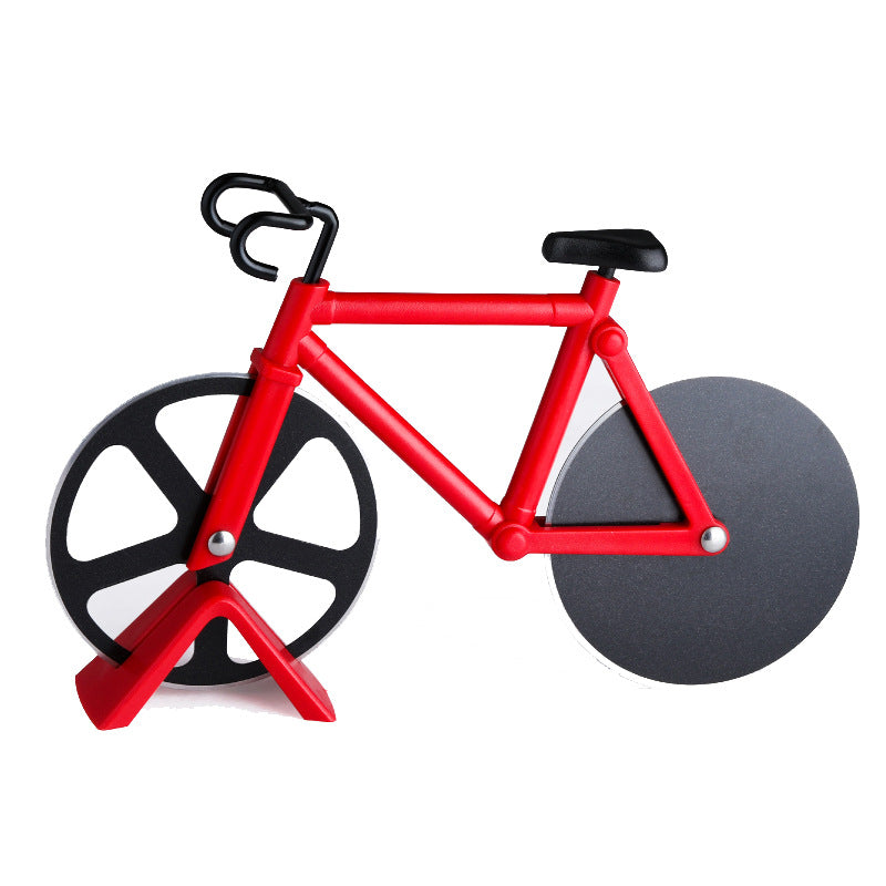 Stainless Steel Bicycle Pizza Cutter Multi-Function Kitchen Knife