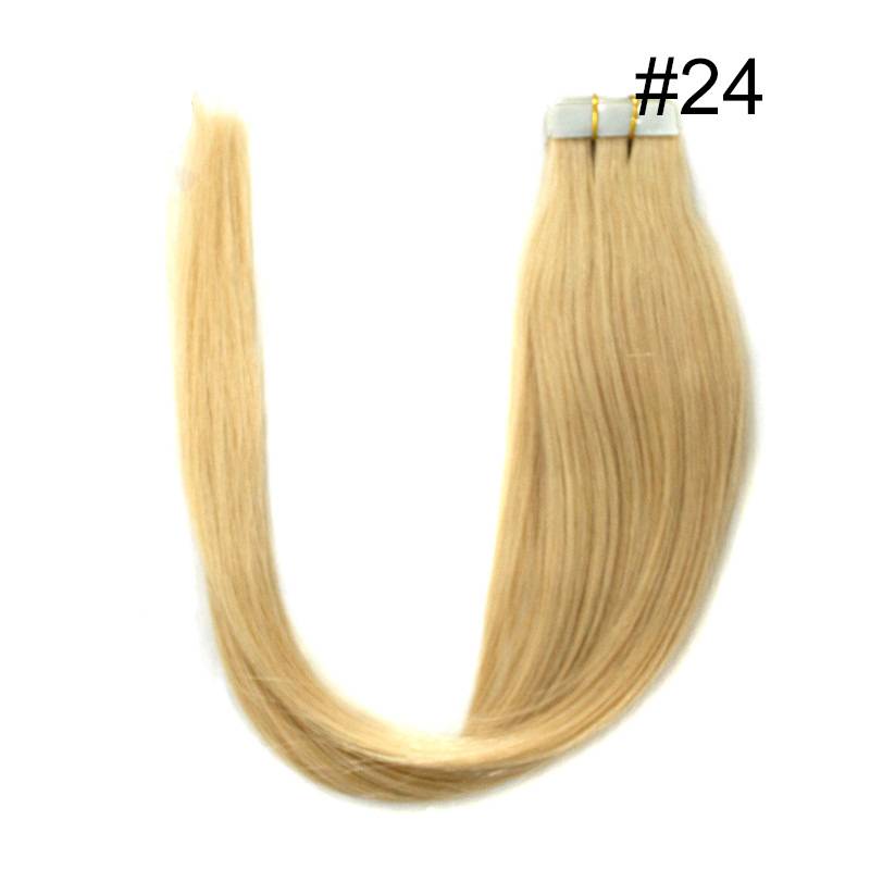 European and American Hair Extension Pack - 16 Inch Human Hair Wigs, Seamless, 20 Pieces