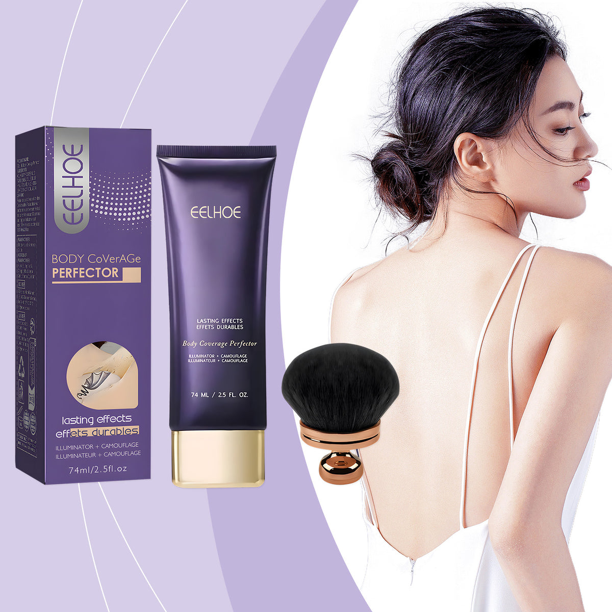 Body Concealer with Brush - 74ml