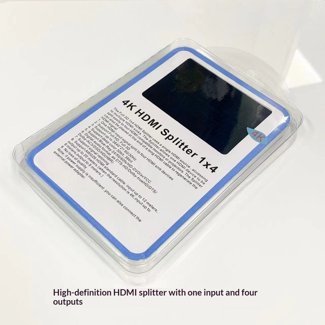 HDMI Splitter 4K Ultra HD Support for Multiple Displays Home Office & Entertainment