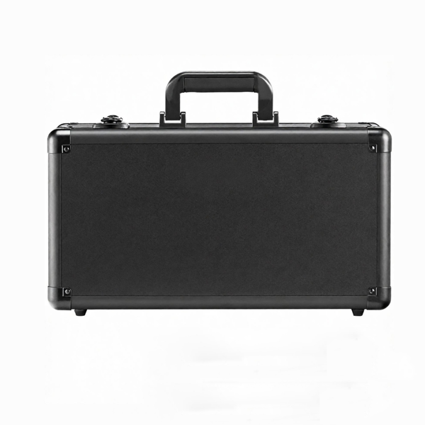 Graded Card Storage Box - 4 Slots with Key Lock & Foam Dividers