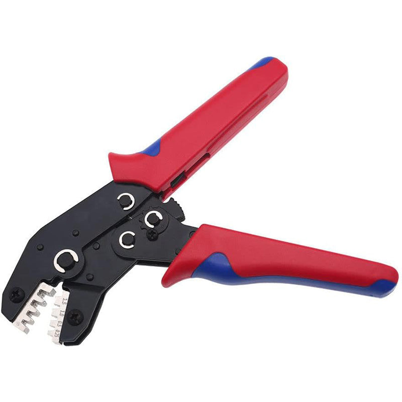 Red Crimping Pliers for Wire Terminals and Connectors - Hand Tool