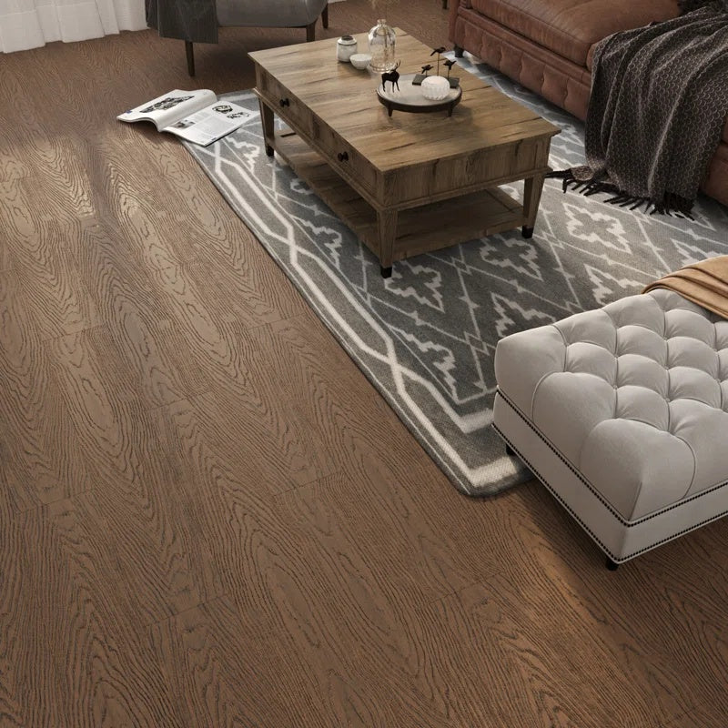 Solid Bamboo Flooring - Walnut Prefinished Tongue-and-Groove - 2 Planks