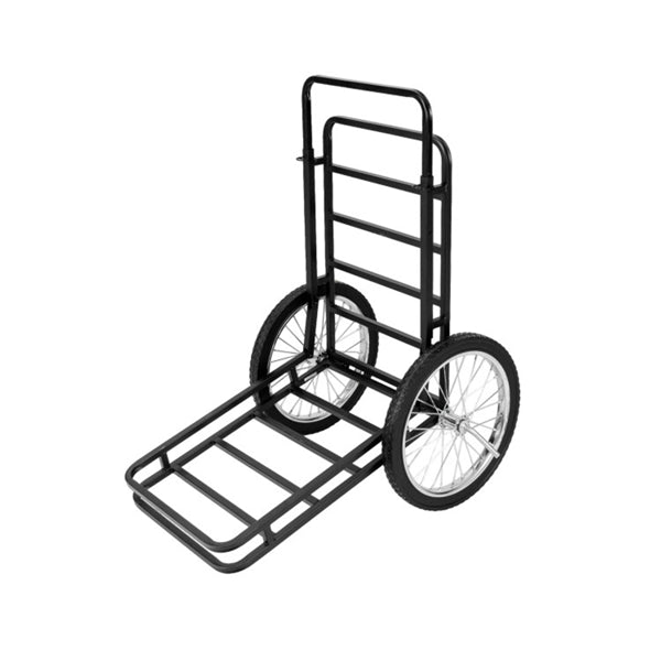 Heavy-Duty 2-Level Adjustable Game Cart with Double-Layer Structure, 550 Lbs Capacity, 20-inch Rubber Wheels