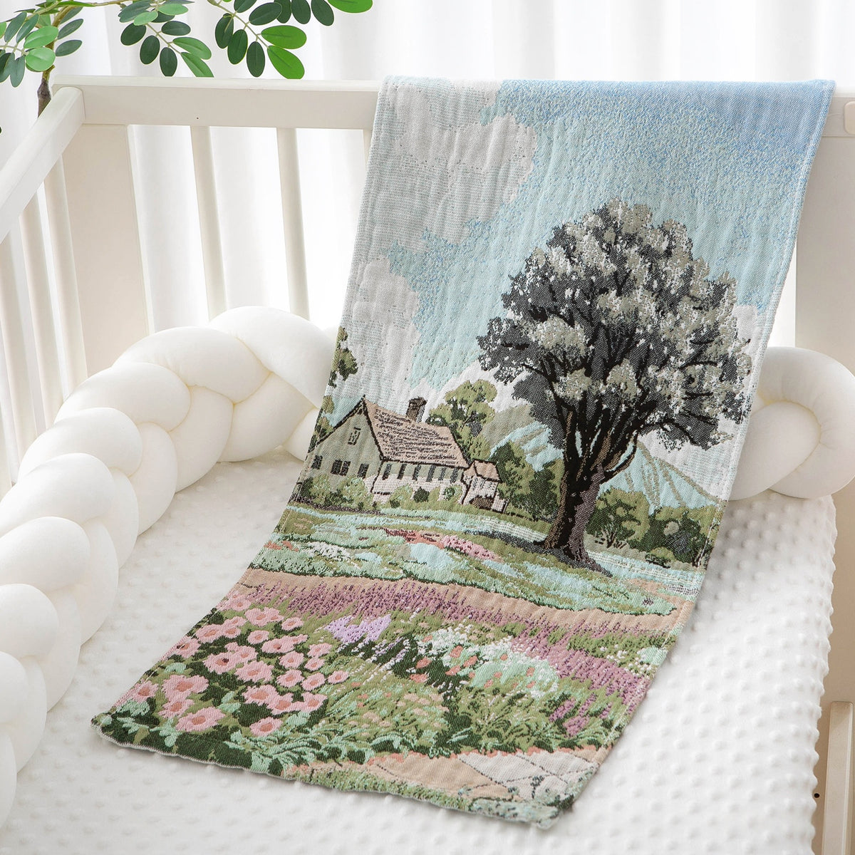 Washed Cotton Towel - Soft Gauze Fabric for Home Use - Multiple Styles & Sizes