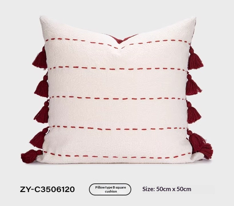 Festive Cushion Cover for Sofa and Living Room Decor - Multiple Styles & Sizes